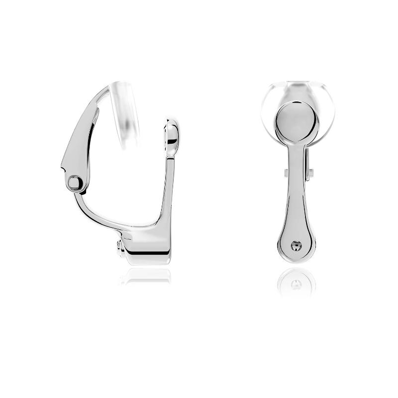 Devotion Ear Clips in Rhodium Brass - ThEyes On