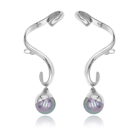 Devotion Pair Ear Cuff in Rh 925Silver - ThEyes On