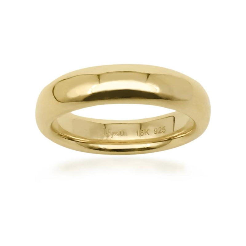On Diet Wide Pudding Ring in 18k Gold - ThEyes On