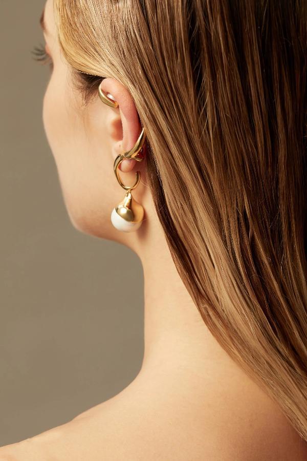 Devotion Pair Ear Cuff in Rh 925Silver - ThEyes On