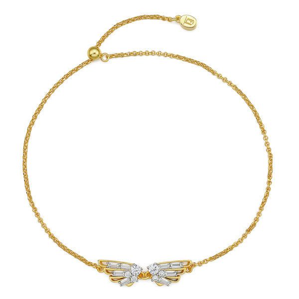 Butterfly Bracelet Gold Vermeil / 8