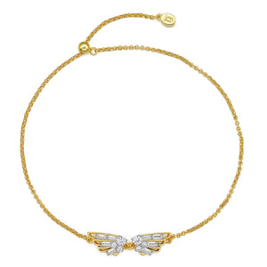 Wings Adjustable Bracelet in 18k Gold Vermeil