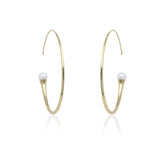 On Diet Mid Hoops in 18k Gold - ThEyes On