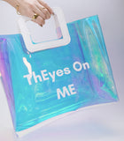 ThEyesOn You Tote/Shopper Bag in Laser Vinyl - ThEyes On