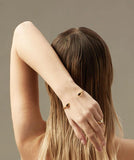 Adoring Cuff Bracelet in 18k Gold - ThEyes On