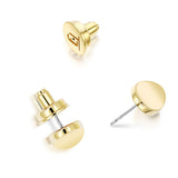 Adoring Large Stud in 18k Gold - ThEyes On