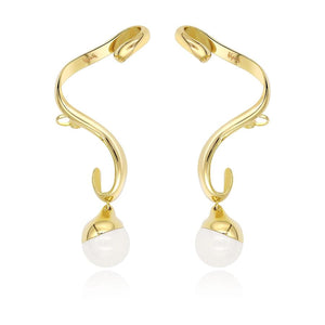 Devotion Pair Ear Cuff in 18k Gold - ThEyes On