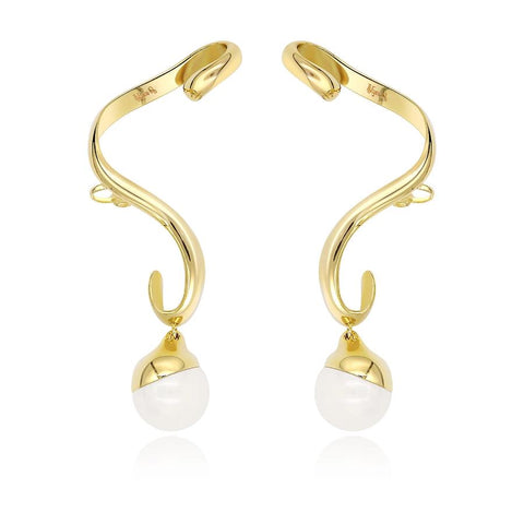 Devotion Pair Ear Cuff in 18k Gold - ThEyes On