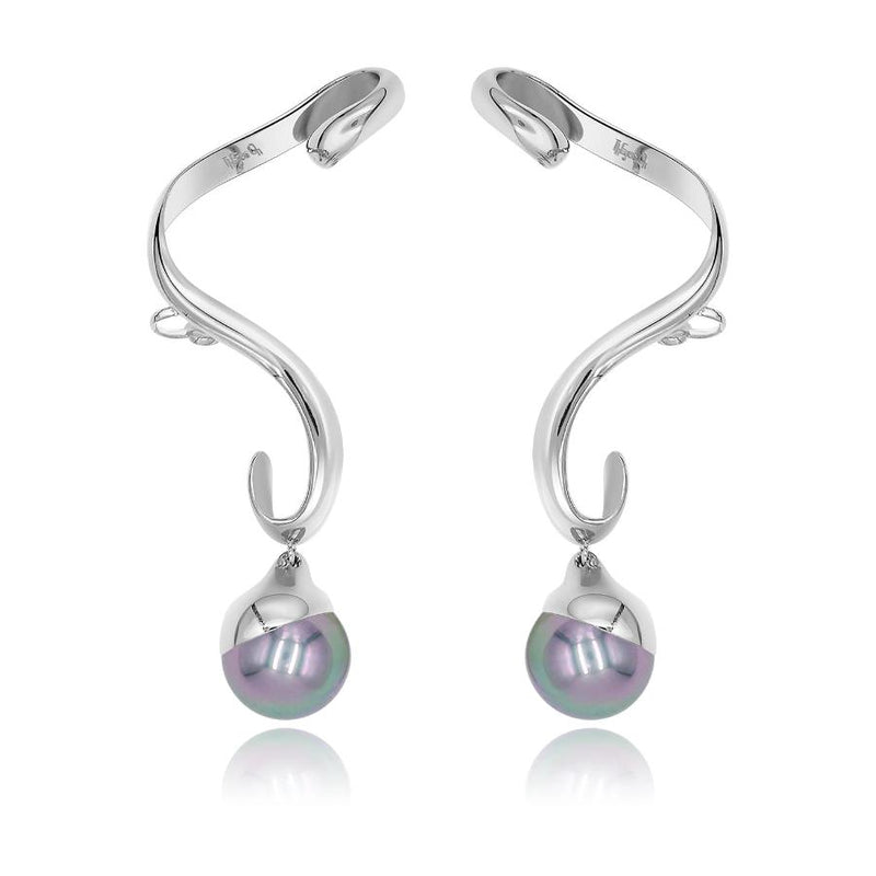 Devotion Pair Ear Cuff in Rh 925Silver - ThEyes On