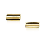 Adoring Rectangle Stud in 18k Gold - ThEyes On