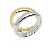 On Diet Wide Pudding Ring in Rhodium 925Silver - ThEyes On