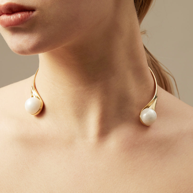 3-way Neck Collar in 18k Gold - ThEyes On