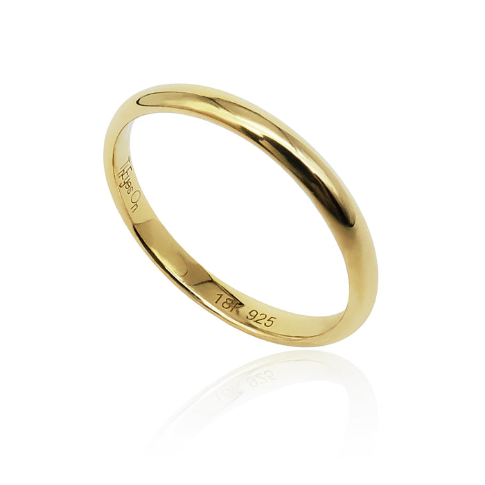 On Diet Pudding Ring in 18k Gold - ThEyes On