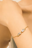 Wings Adjustable Bracelet in 18k Gold Vermeil