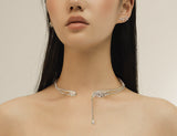Crystal 3-Way Angel Wings Neck Collar（3D Fitting Necklace）